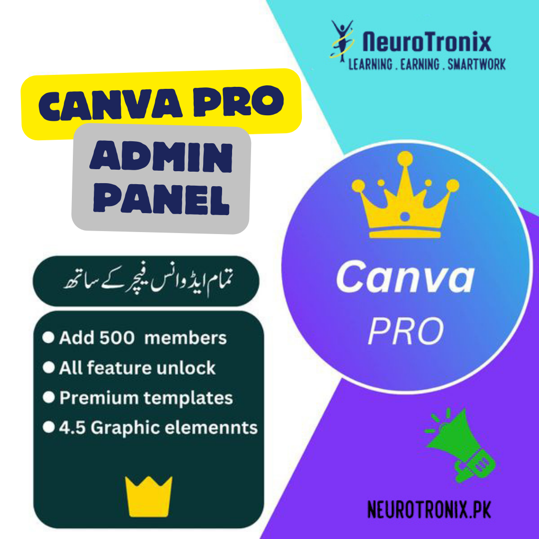 Canva Admin Panel | 500 Canva Pro accounts | Instant access