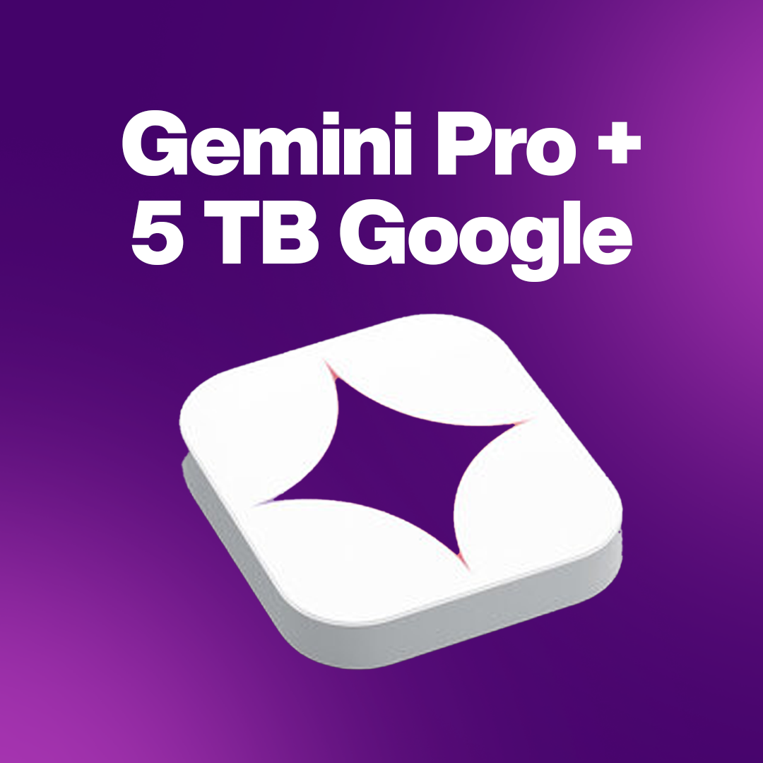 Gemini Pro + 5TB google One 1 Year Offer | Google AI Pro - GP-275382