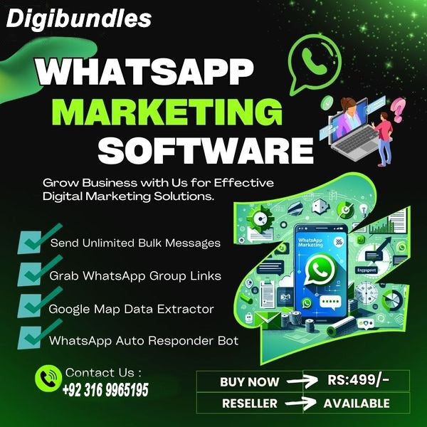 WhatsApp Marketing Software With LIFETIME Access (Instant Access Within 30 Seconds)